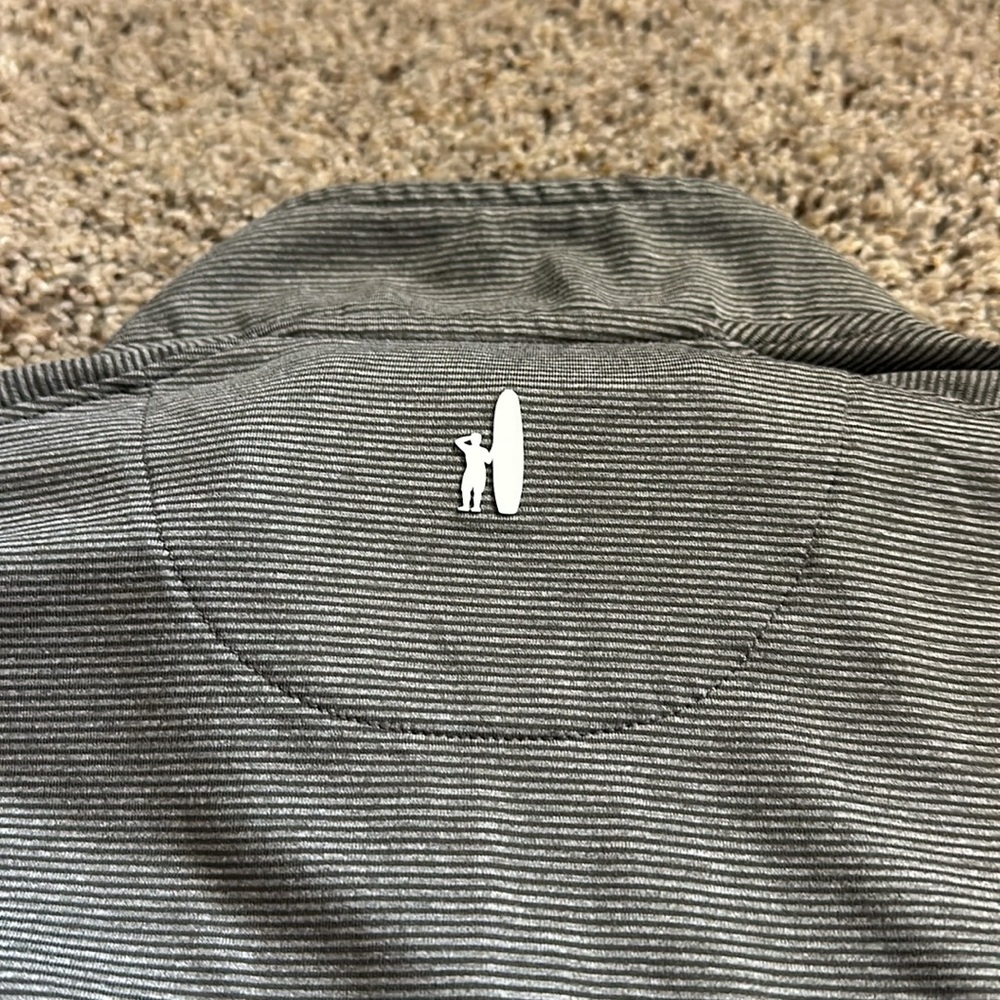 Nice Johnnie-O Half Zip Performance Pullover Gray… - image 5